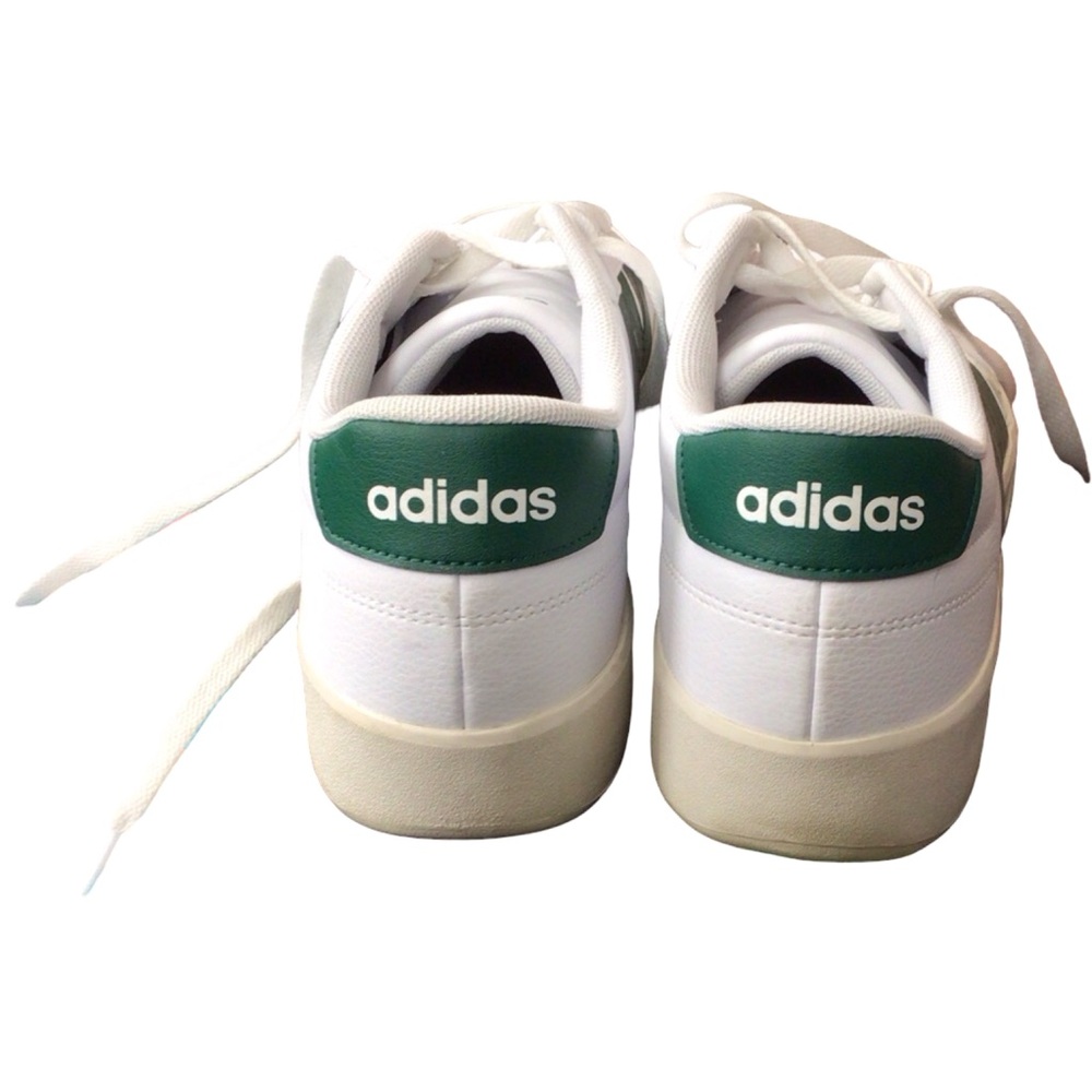 Adidas Breaknet 3.0 Men's White Sneakers with Green Stripe size 9.5 - Picture 5 of 8